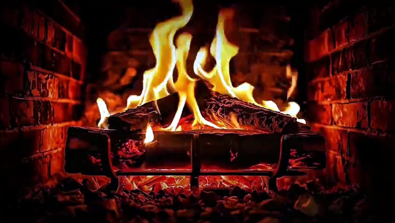 Fireplace Relaxation in the Winter ❗Warm Crackling Fire Sounds Ambience
