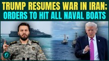 Trump ORDERS To Blow Up Any Iranian Boat Blocking Hormuz; Iran Hits Back With ‘All Prepared’ Remarks