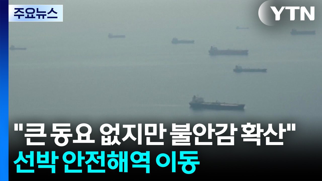 "큰 동요 없지만 불안감 확산"...선박 안전해역 이동 / YTN