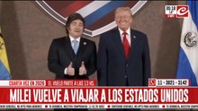 Javier Milei viaja a Estados Unidos por cuarta vez en el año