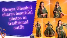 Shreya Ghoshal stuns in green lehenga as she shares her gorgeous pictures on social media