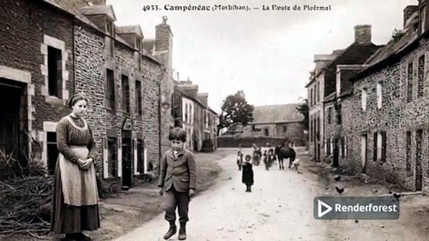 Ref:xa851xi La vie d autrefois à Campénéac (56)
