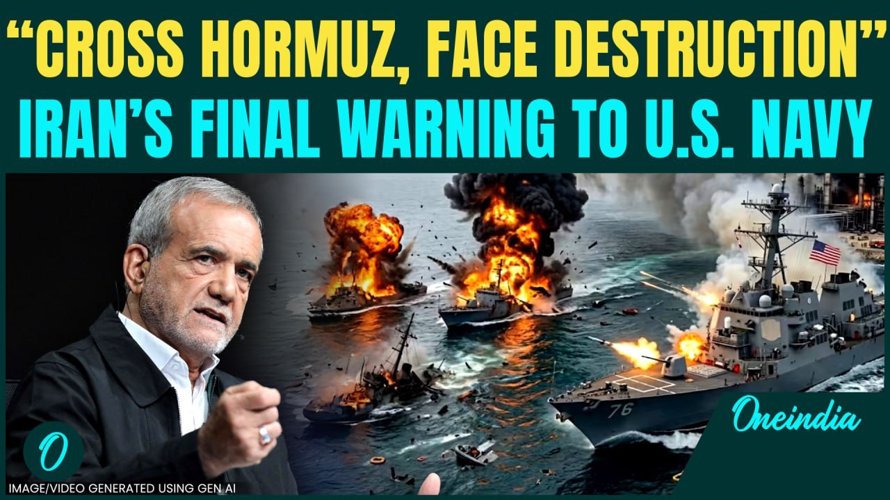 Iran Vows To DESTROY U.S  Vessels Entering Hormuz After South Korea-Linked Ship Attack