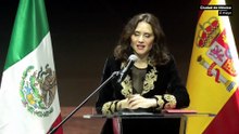 Ayuso reivindica el mestizaje y homenajea a Cortés en un acto alternativo en Ciudad de México