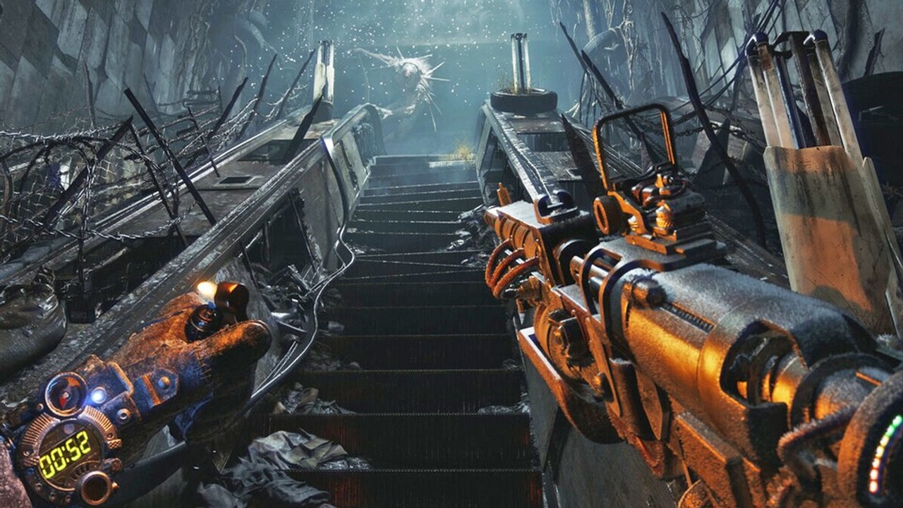 Die ersten spielszenen aus metro 2039 bluten endzeit-atmosphäre