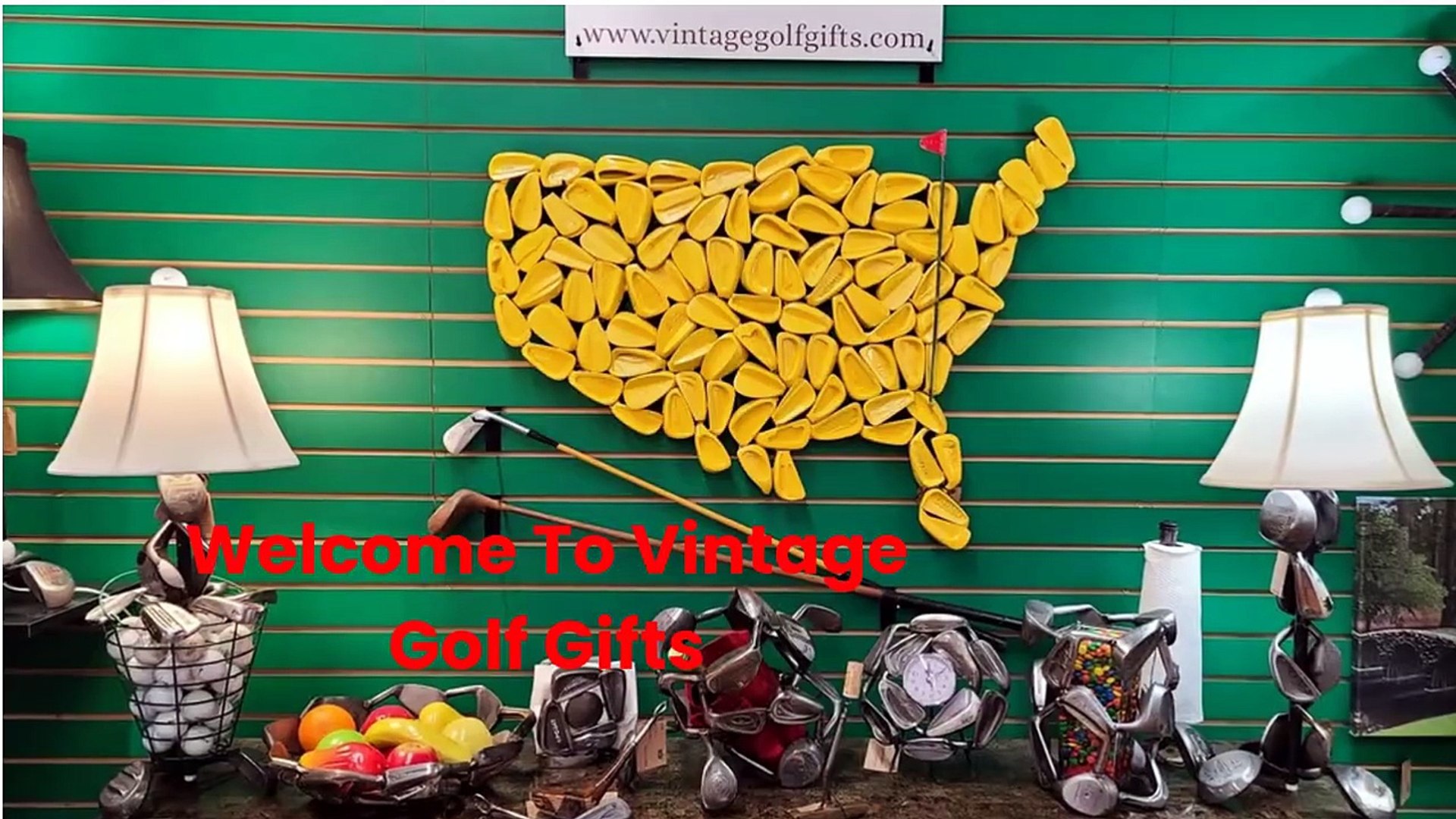 Vintage Golf Gifts : Handmade Golf Clocks in Marietta, GA