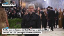 La llegada de Bad Bunny a la gala del Met