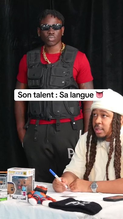 Son talent : Sa langue  😂 #drole
