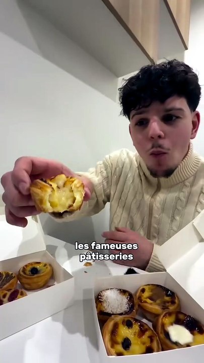 "just" les seules pastéis de nata déclinées de Paris