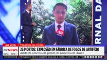 Explosão em fábrica de fogos de artifício na China deixa 26 mortos