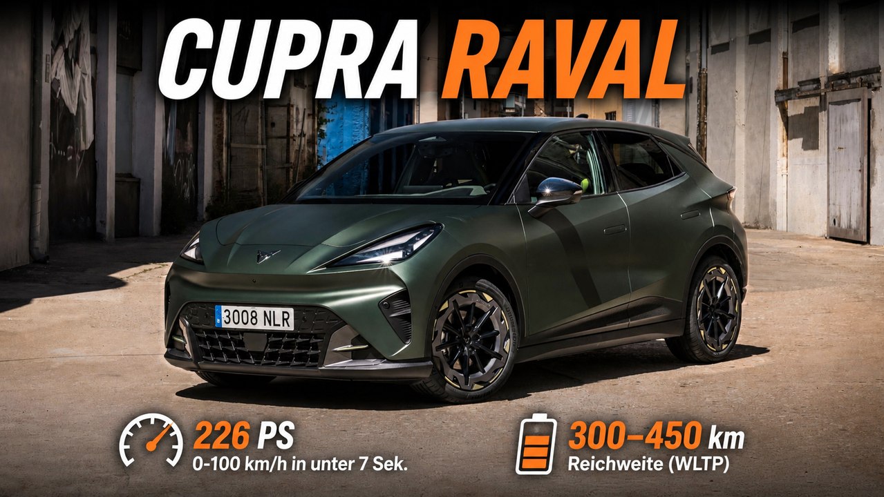 2026 Cupra Raval in Manganese Matt: Urbaner EV mit Go-Kart-Feeling