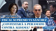 El fiscal del Supremo planta cara a Sánchez: ¿Contestará públicamente a Peramato contra Aldama?