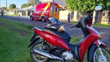 Motociclista fica ferido em acidente no Pioneiros Catarinenses