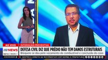 Defesa Civil diz que prédio atingido por avião em BH não tem danos estruturais