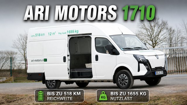 2026 Ari Motors Elektrotransporter 1710 für Gewerbe im Fokus
