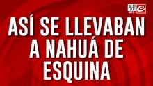 Tremendo registro: así se llevaban al pequeño Nahuá de la ciudad de Esquina