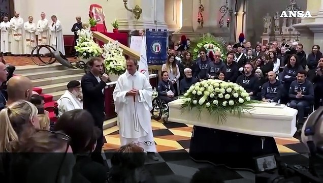 Funerale Zanardi, il figlio Niccolo': Ecco una lezione di papa'