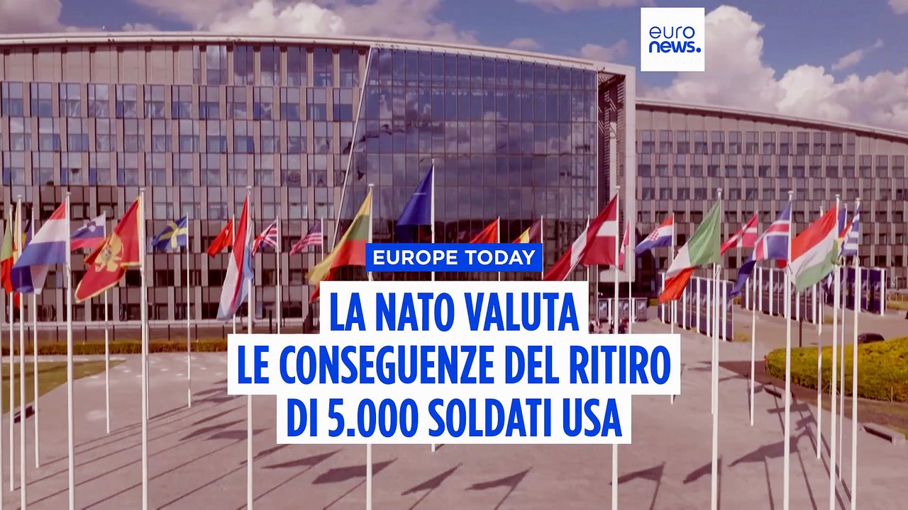 La Nato valuta le conseguenze del ritiro di 5.000 truppe da parte degli Usa annunciato da Trump