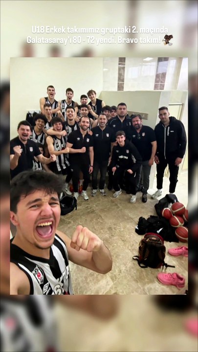 U18 Erkek takımımız gruptaki 2. maçında Galatasaray'ı 80 - 72 yendi. Bravo takım! 🦅