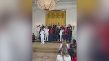 WHITE HOUSE CHILLS: MELANIA REACTS TO POWERFUL “I’LL BE THERE” PERFORMANCE