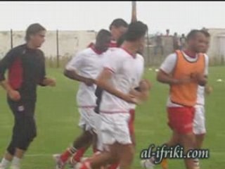 Preparation du Club Africain pour la CAF