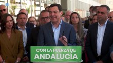 Juanma Moreno destaca que Andalucía registra la cifra de parados "más baja en 18 años"