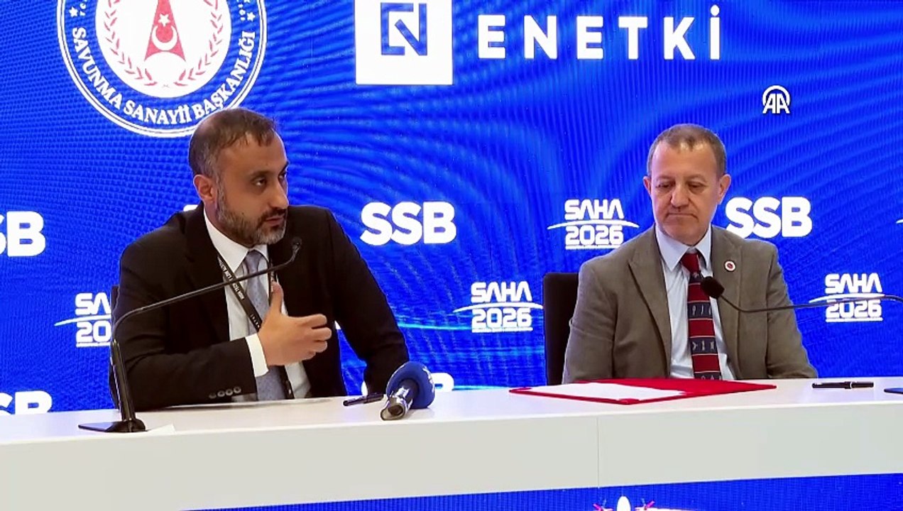 Savunma Sanayii Başkanlığı ile ENETKİ Savunma arasında imza töreni düzenlendi