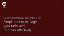 Simple tool to manage your tasks and priority effectively - Focus four productiivity tool new