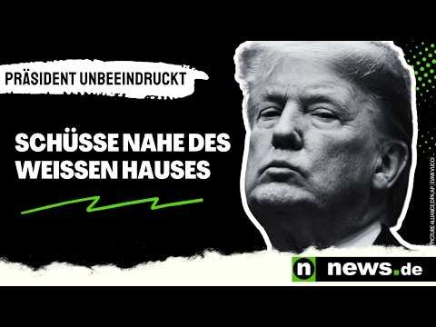Donald Trump: Schüsse nahe des Weißen Hauses - US-Präsident zeigt sich unbeeindruckt