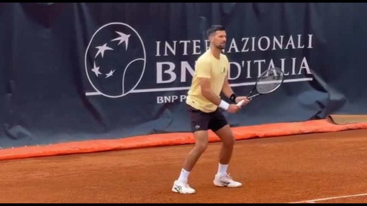 Internazionali di Roma, folla per Djokovic a Piazza del Popolo