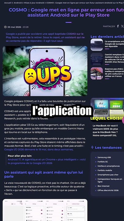 Google vient de faire une TRÈS GROSSE boulette ! #fail #google #cosmo #gemini