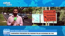Caminhões deixam área central de Foz do Iguaçu e passam a usar Perimetral Leste