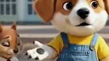 Baby Puppy Stands Alone to Save His Brother 🐾😢 A Touching Story