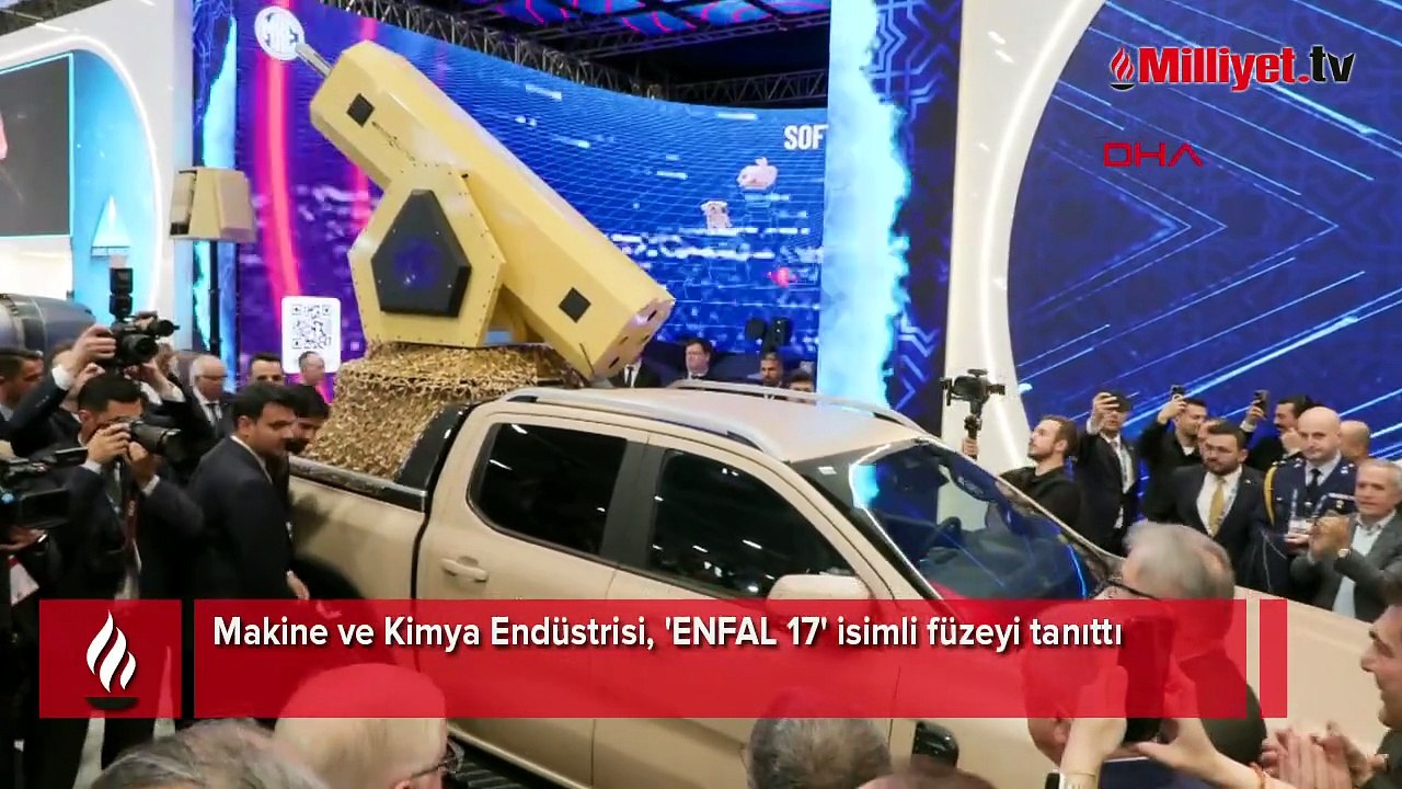 Makine ve Kimya Endüstrisi, 'ENFAL 17' isimli füzeyi tanıttı
