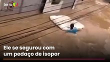 Homem é arrastado por correnteza após enchente em Pernambuco