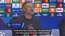 Luis Enrique tira de Rafa Nadal para la vuelta de las seminfinales
