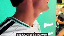 Messi no Mercedes de Fórmula 1