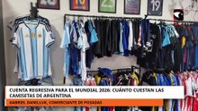 Cuenta regresiva para el mundial 2026: cuánto cuestan las camisetas de Argentina