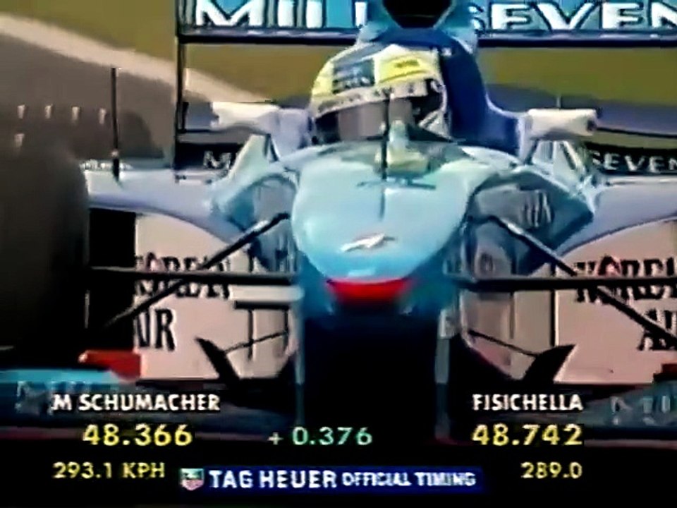 F1 – Giancarlo Fisichella (Benetton Mecachrome V10) lap in qualifying – Canada 1998