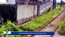 Vândalos quebram muro de metrô e arriscam vidas
