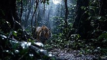 Majestic Tiger in the Forest | Calm Nature Walk for Kids