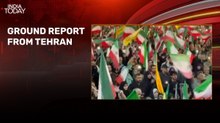 Iranians gather at Enghelab Square to demonstrate solidarity and unity amid war