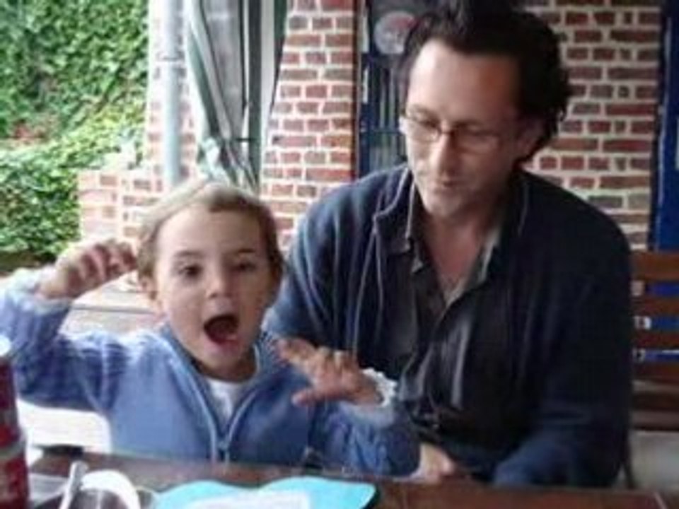 Camille fête papa #2