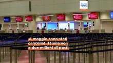Compagnie aeree cancellano 13mila voli e due milioni di posti a maggio per la crisi del carburante