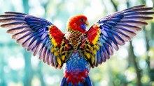Rosella Parrot Color Display