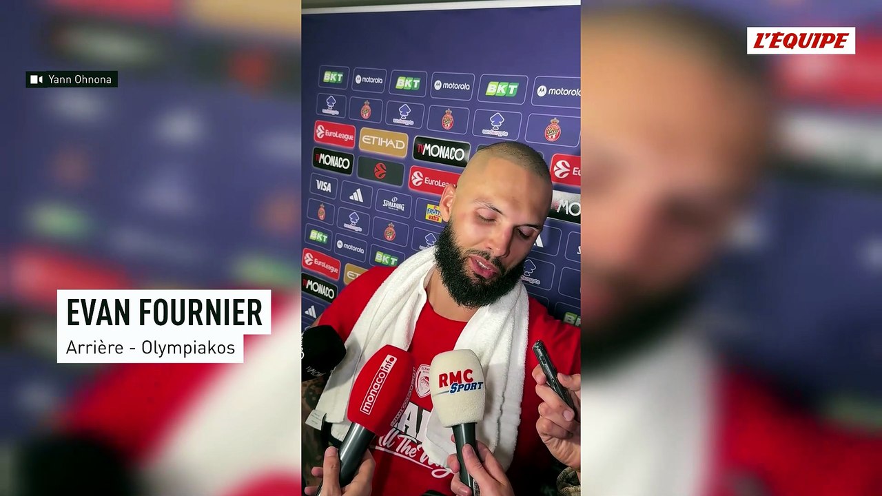 La réaction d'Evan Fournier après la qualification de l'Olympiakos pour le Final Four : «Je joue par amour du jeu» - Basket - Euroligue (H)