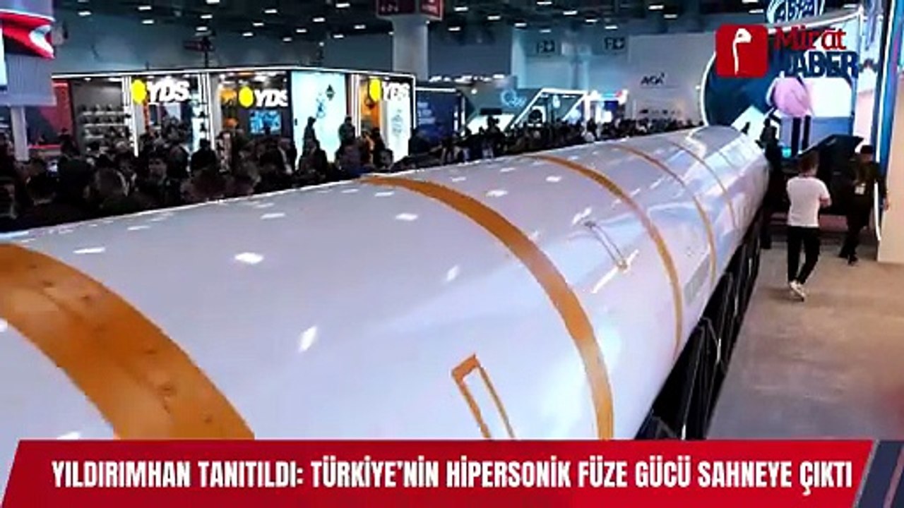 YILDIRIMHAN Tanıtıldı Türkiye’nin Hipersonik Füze Gücü Sahneye Çıktı