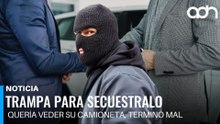 Secuestradores lo emboscan al vender su camioneta