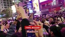 Knicks fans mob JR Smith after Game 1 win at Madison Square Garden