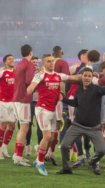 El baile de Arteta tras eliminar al Atleti: va a doler a más de un colchonero